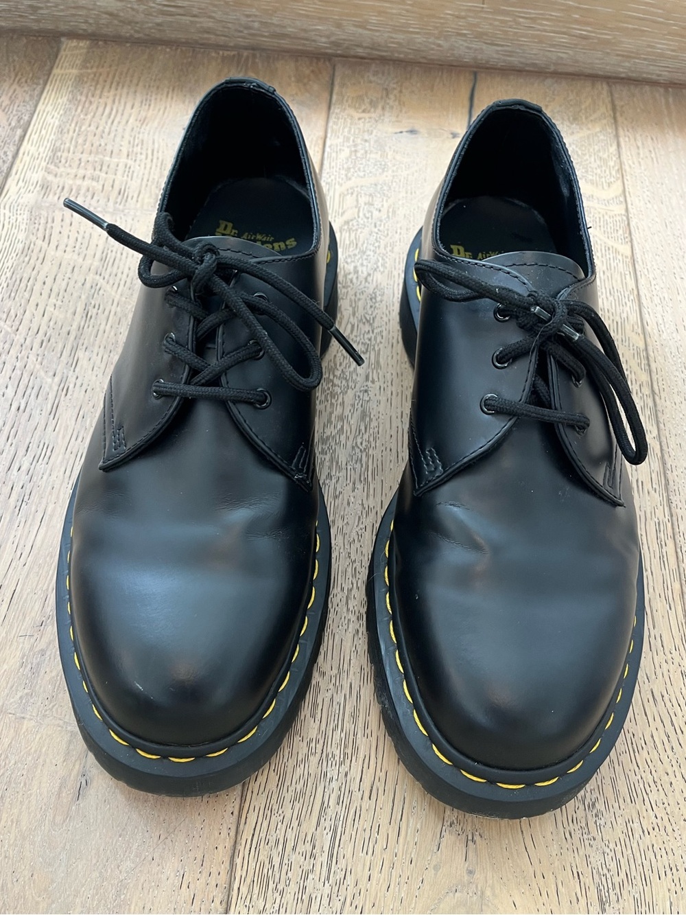 Doc Dr. Marten 1461 Smooth Leather Oxford Shoes Bex Black Men Size 11 - Picture 2 of 9